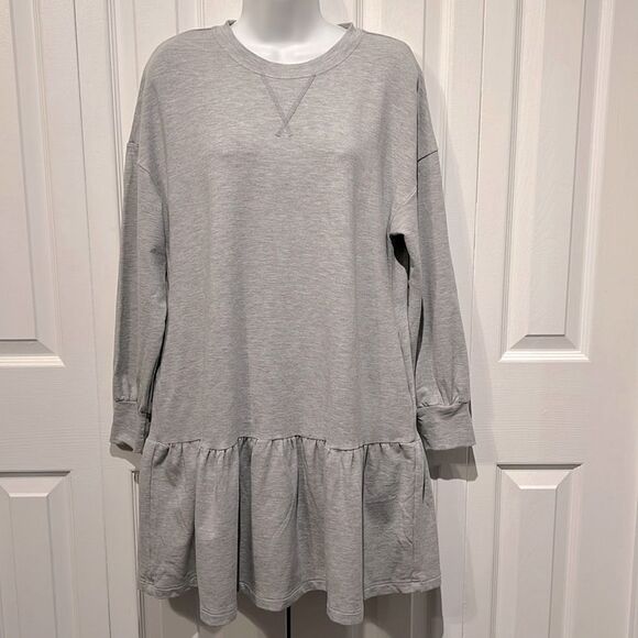 Smash + Tess Grey Essential Mini Sweat Dress‎ Size S - Picture 1 of 13